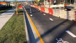 bike lane line marking