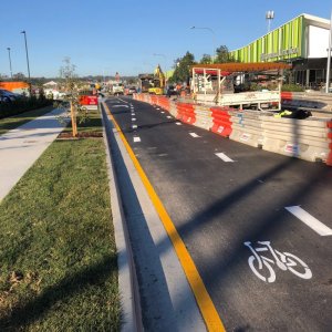 bike lane line marking