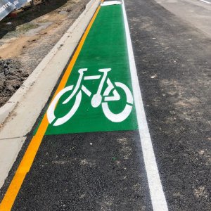 bike lane markings