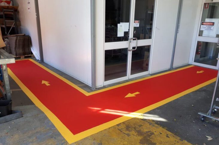 Cargo Directional Flow Line Markings