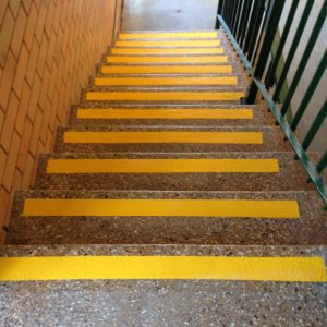 Caution Strips for Stairs - Safety Line Markings