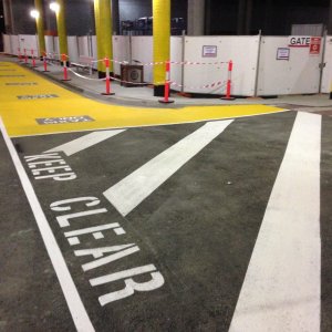 Clearways- Safety Line Markings