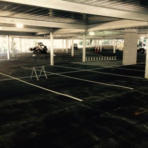 Covered Parking Bays - Car Park Line Marking