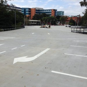 Directional arrows road line marking