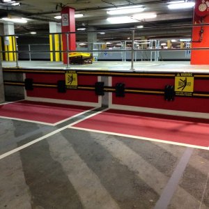 Forklift and pallet lanes Line Marking
