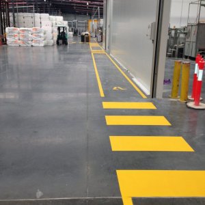 Industrial Line Marking for Pedestrians