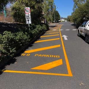 No Parking Marking Lines