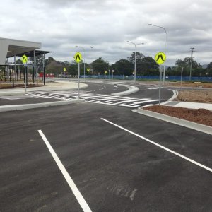 Pedestrian crossing markings