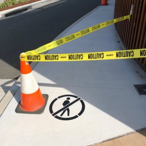 Pavement line markings