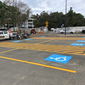 PWD Car Parking lines