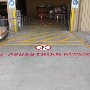 Restriction and Safety Line Marking