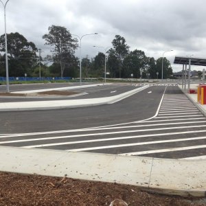 Separation and Directional Arrow Line Markings