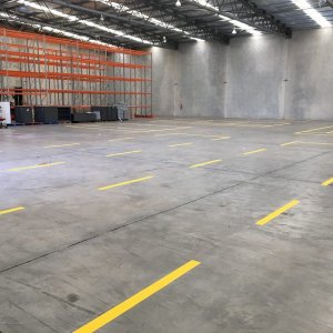 shared zones industrial line marking