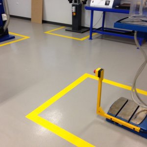 Strapping areas - Industrial line marking