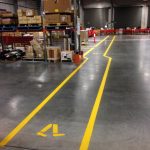 Warehouse walkway Line Marking Warehouse walkway line marking