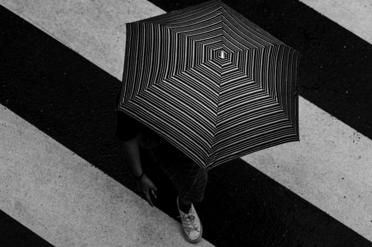 Rain and humidity affecting road line marking longevity