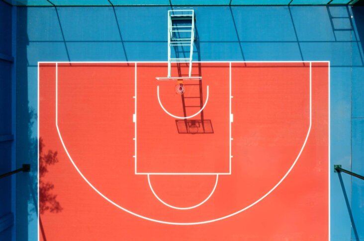 court line marking