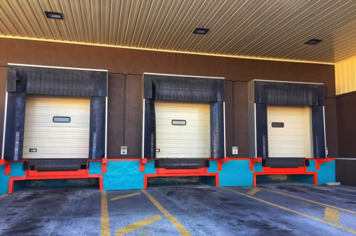 warehouse line markings