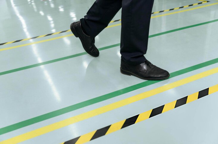 warehouse line marking